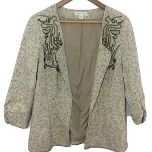 Coldwater Creek Beautiful Embroidered Jacket